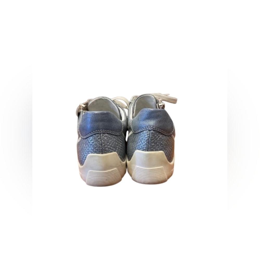 Remonte Sneaker Grey Leather Zipper/Lace Size 36 - Picture 5 of 7